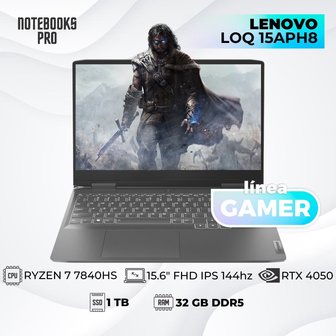 Lenovo Loq Aph Ryzen Hs Ssd Tb Gb Ram Ddr Fhd Ips Hz Rtx