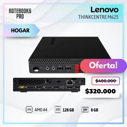 LENOVO THINKCENTRE M625 - AMD A4-9120E - SSD 128GB - 8 GB RAM