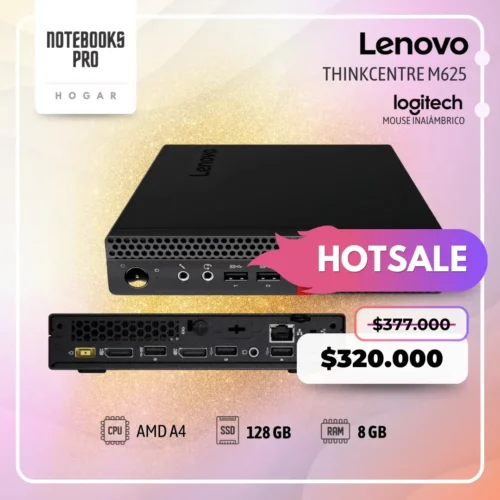 LENOVO THINKCENTRE M625 - AMD A4-9120E - SSD 128GB - 8 GB RAM