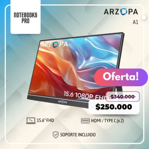 MONITOR ARZOPA A1 - 15.6" FHD