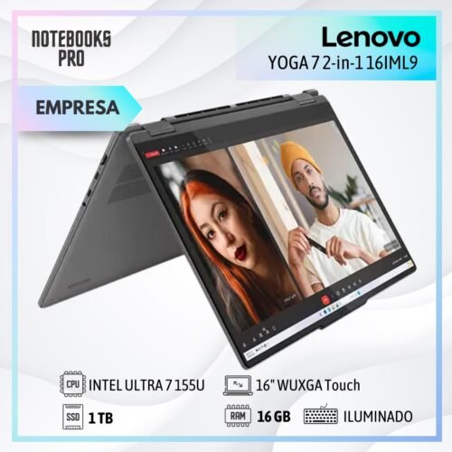 LENOVO YOGA 7 2 In 1 16IML9 - ULTRA 7 155U - SSD 1TB - 16 GB RAM - 16" WUXGA Touch