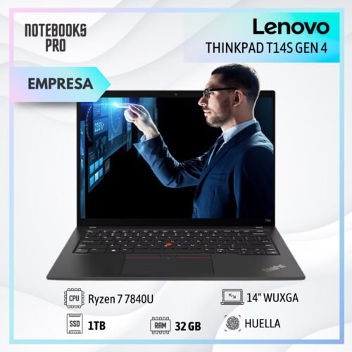 LENOVO THINKPAD T14S GEN 4 - RYZEN 7 PRO 7840U - SSD 1TB - 32 GB RAM - 14" WUXGA Touch