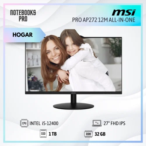 MSI PRO AP272 12M ALL-IN-ONE - i5-12400 - SSD 1 TB - 32 GB RAM - 27" FHD IPS