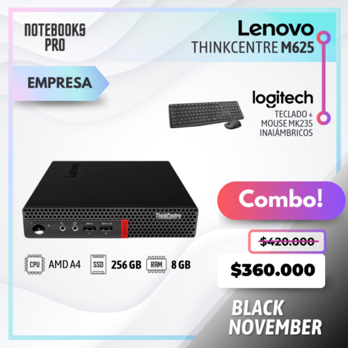 LENOVO THINKCENTRE M625 + Kit Logitech MK235