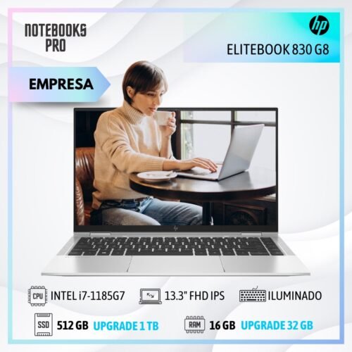 HP ELITEBOOK 830 G8 - i7-1185G7 - SSD 512 GB - 16 GB RAM - 13.3" FHD IPS