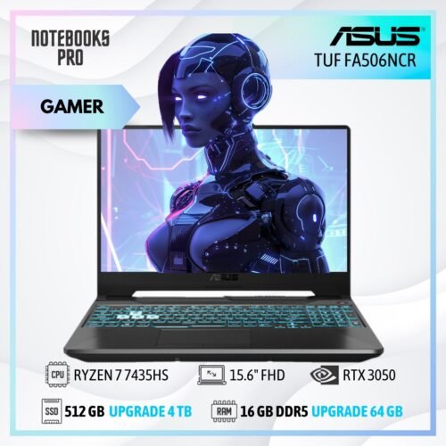 ASUS TUF FA506NCR - RYZEN 7 7435HS - SSD 512 GB - 16 GB RAM DDR5 - 15.6" FHD - RTX 3050