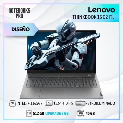 LENOVO THINKBOOK 15 G2 ITL - i7-1165G7 - SSD 512 GB - 40 GB RAM - 15.6" FHD IPS