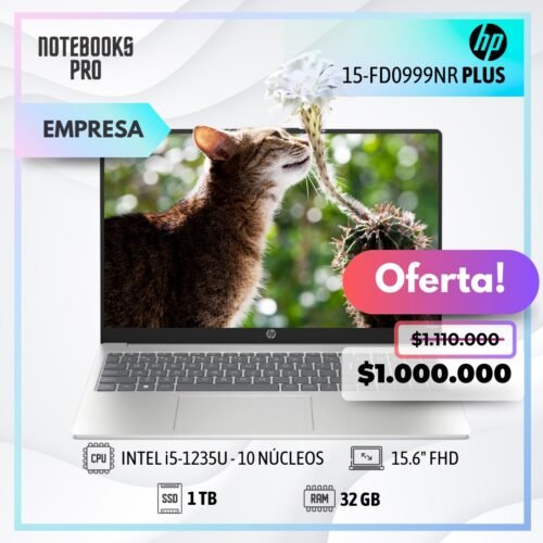 HP 15-FD0999NR PLUS - i5-1235U - SSD 1TB - 32 GB RAM - 15"6 FHD