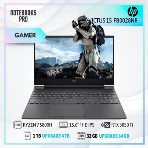 HP VICTUS 15-FB0028NR - RYZEN 7 5800H - SSD 1TB - 32 GB RAM - 15.6" FHD IPS - RTX 3050 Ti