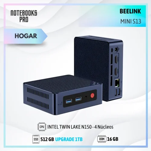 MINI PC BEELINK MINI S13 - INTEL TWIN LAKE N150 - SSD 512 GB - 16 GB RAM - 4 Núcleos