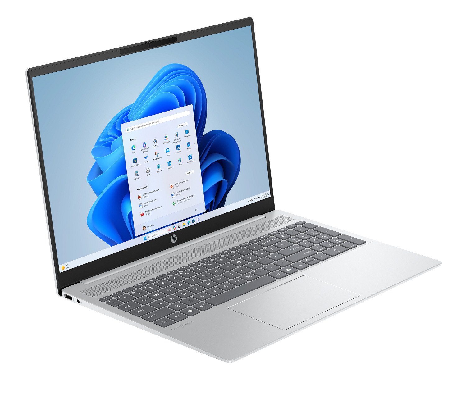 HP OmniBook 5 16-AG1075CL - Ryzen AI 7 350 - SSD 1 TB - 32 GB RAM DDR5 - 16.0” 2K IPS LED Touch - Teclado retroiluminado - 8 Núcleos - Imagen 2