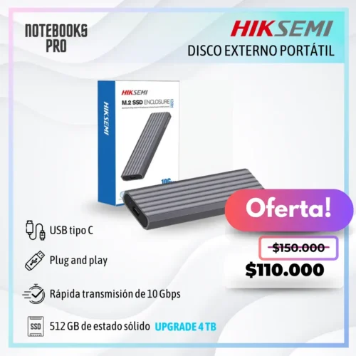 HIKSEMI DISCO SSD EXTERNO PORTATIL