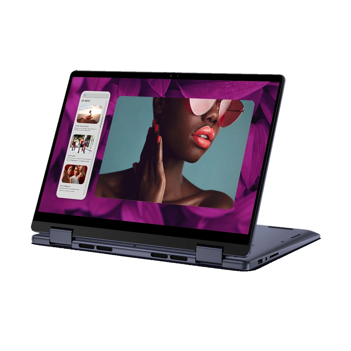 DELL INSPIRON 14 7445 2-IN-1 - RYZEN 7 8840HS - SSD 1 TB - 16 GB RAM DDR5 - 14" FHD Touch 360° - Teclado retroiluminado - Lector de huella -8 núcleos - Imagen 4