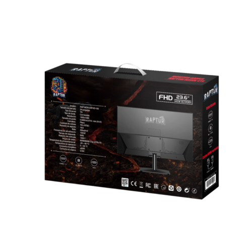 MONITOR GAMER RAPTOR HAWK EYE 24" Slim FHD 100Hz - Imagen 5